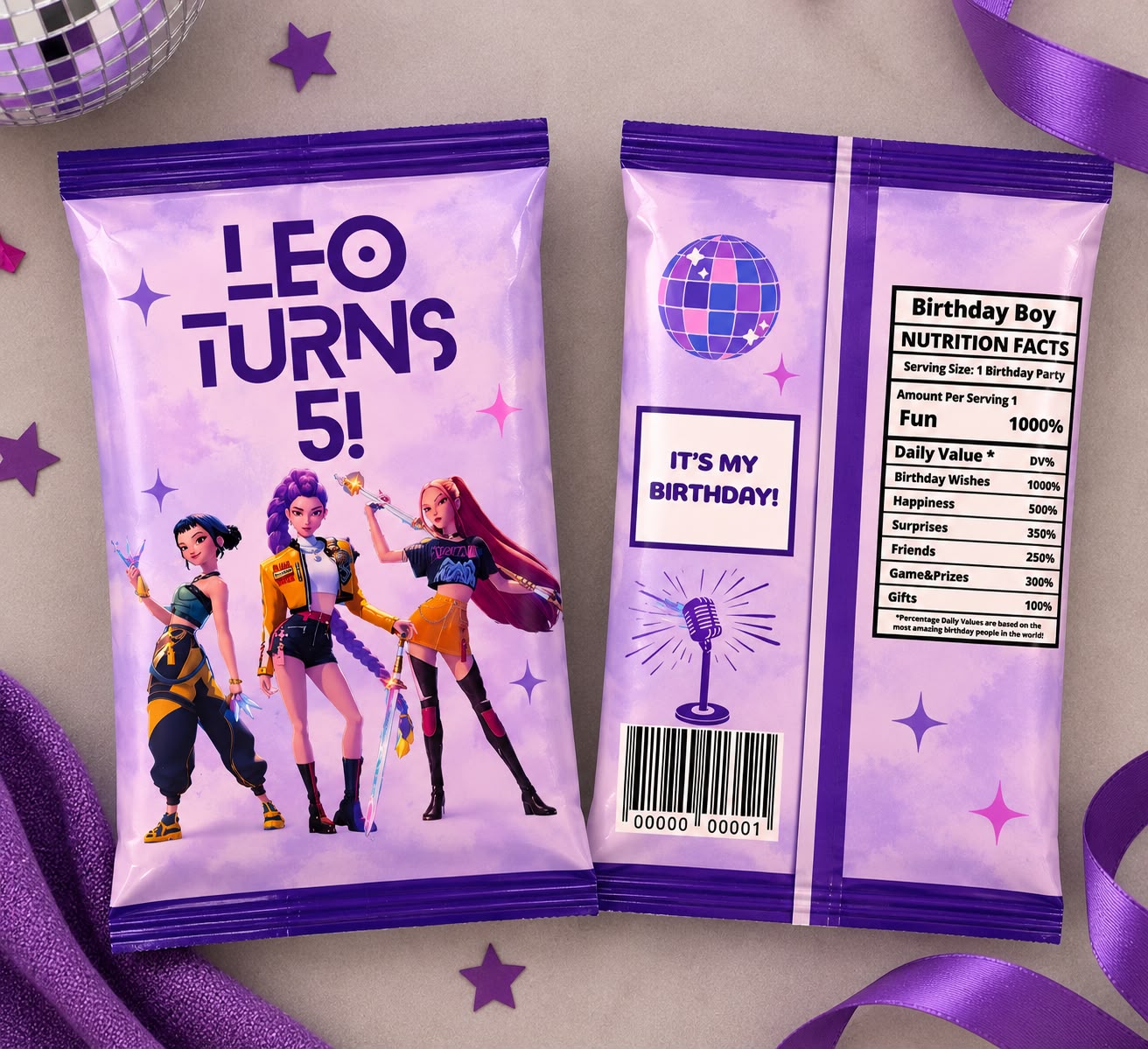 Demon Hunters party favour