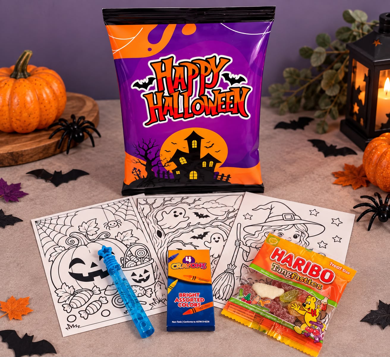 Happy Halloween personalised party favour